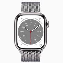 Picture of Apple Watch Series 8 Silver Stainless Steel Case with Milanese Loop (41mm)